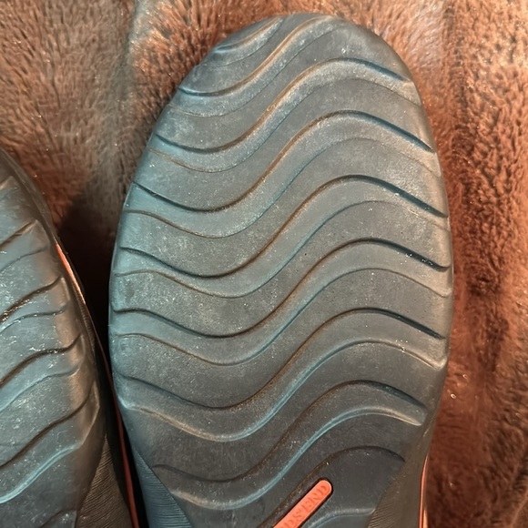 LANDS END All Weather Moccasins Orange Leather Sz 8 - Picture 12 of 12